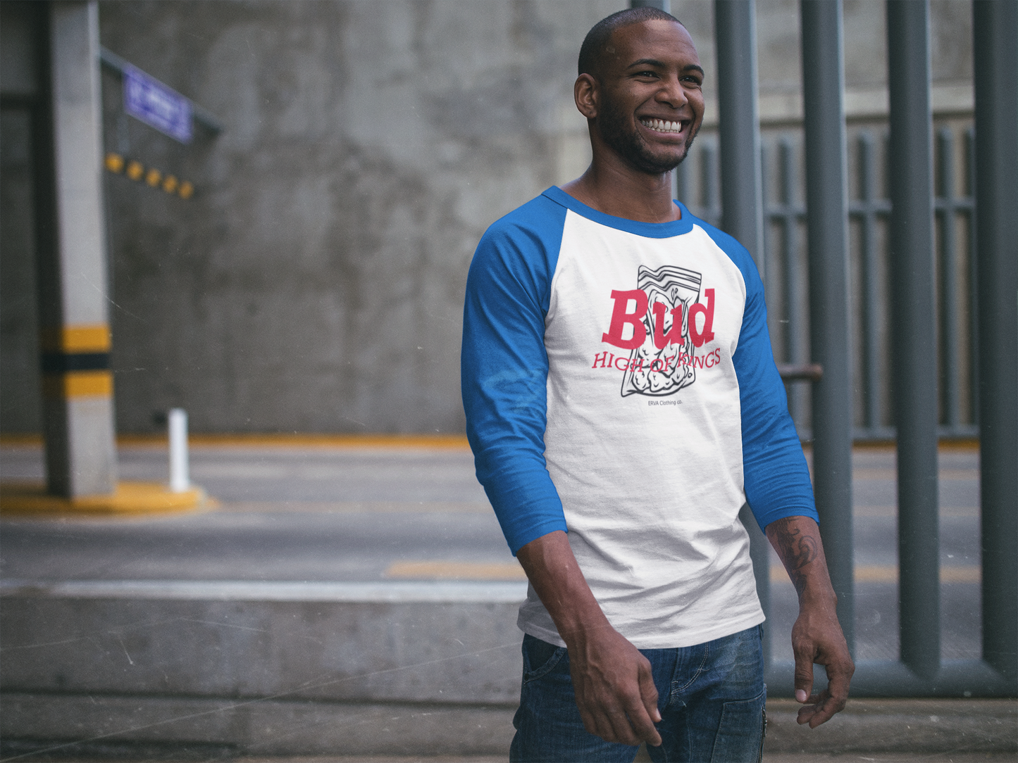 BUD High of Kings - 3/4 sleeve raglan shirt