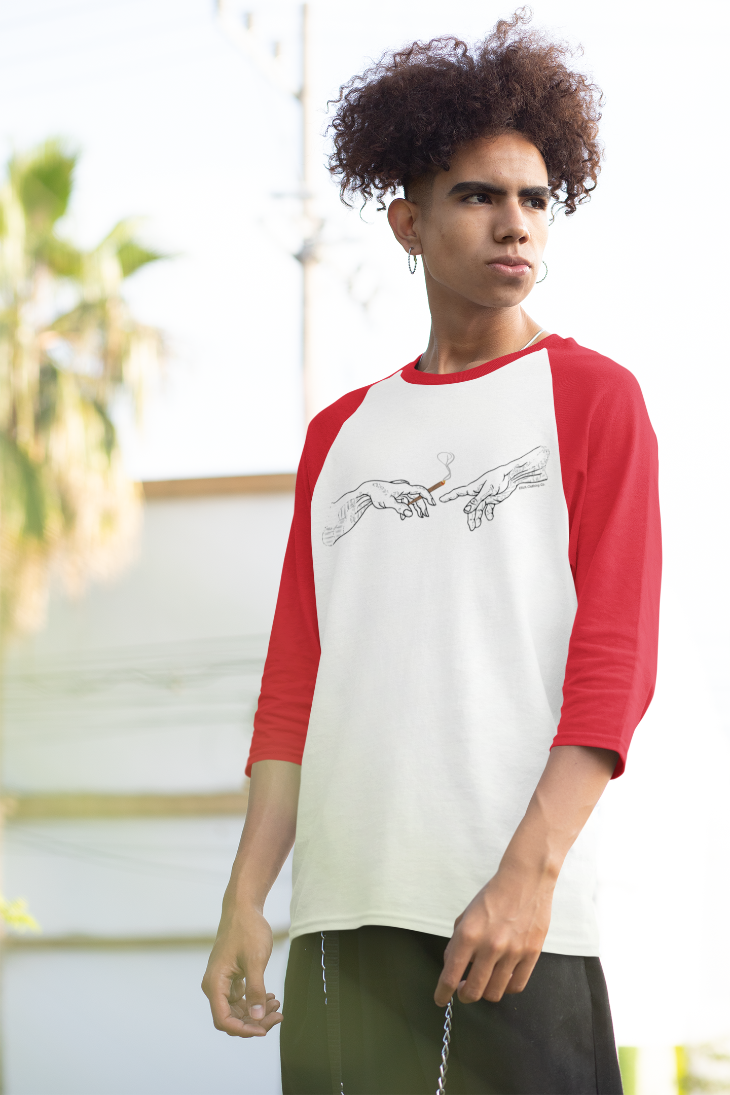 Creation - 3/4 sleeve raglan shirt