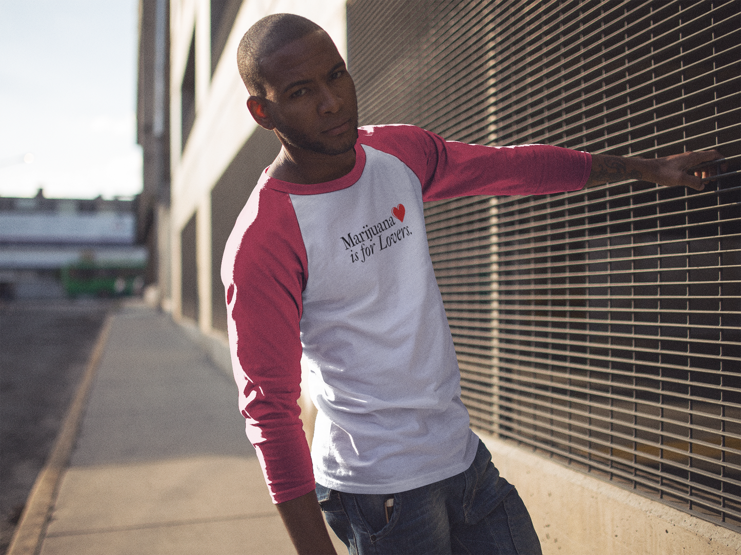 Mari is For Lovers - 3/4 sleeve raglan shirt