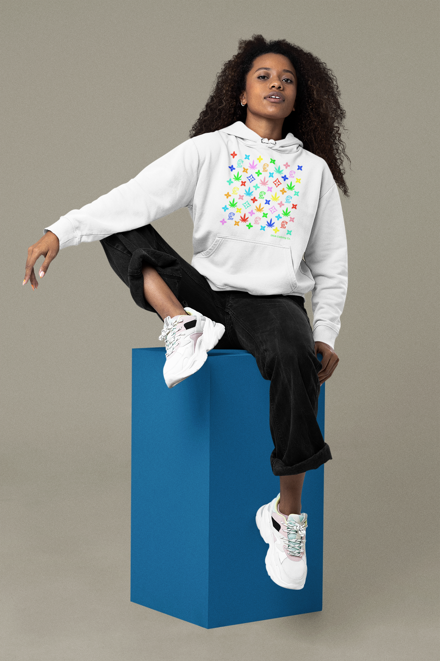 Louis E Rainbow - Unissex Hoodie