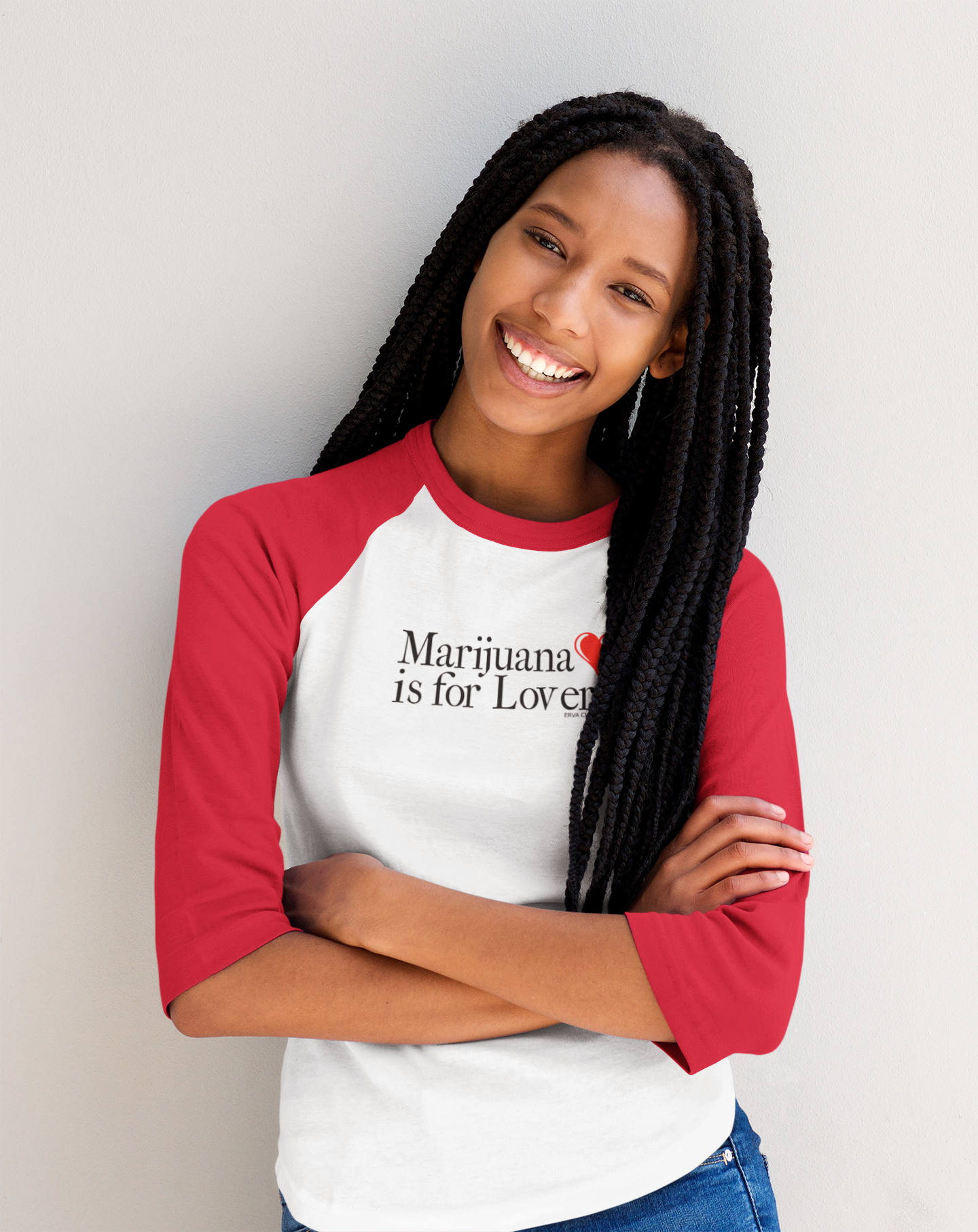 Mari is For Lovers - 3/4 sleeve raglan shirt