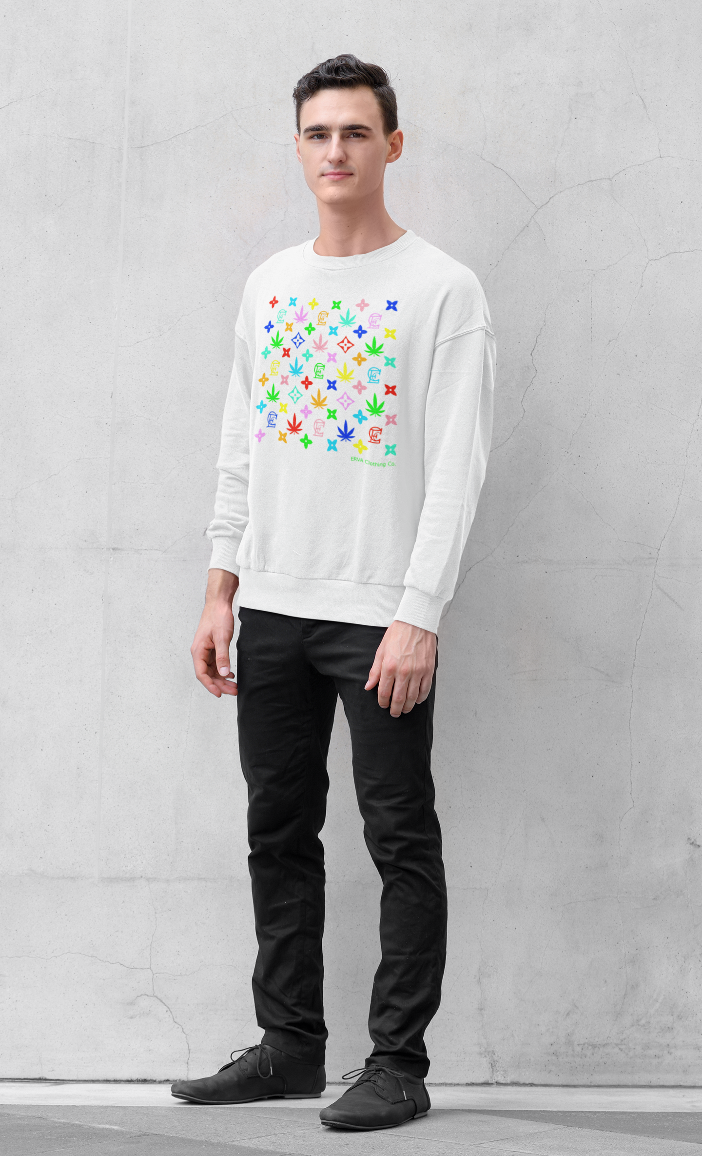 Louis E Rainbow - Unissex Sweatshirt