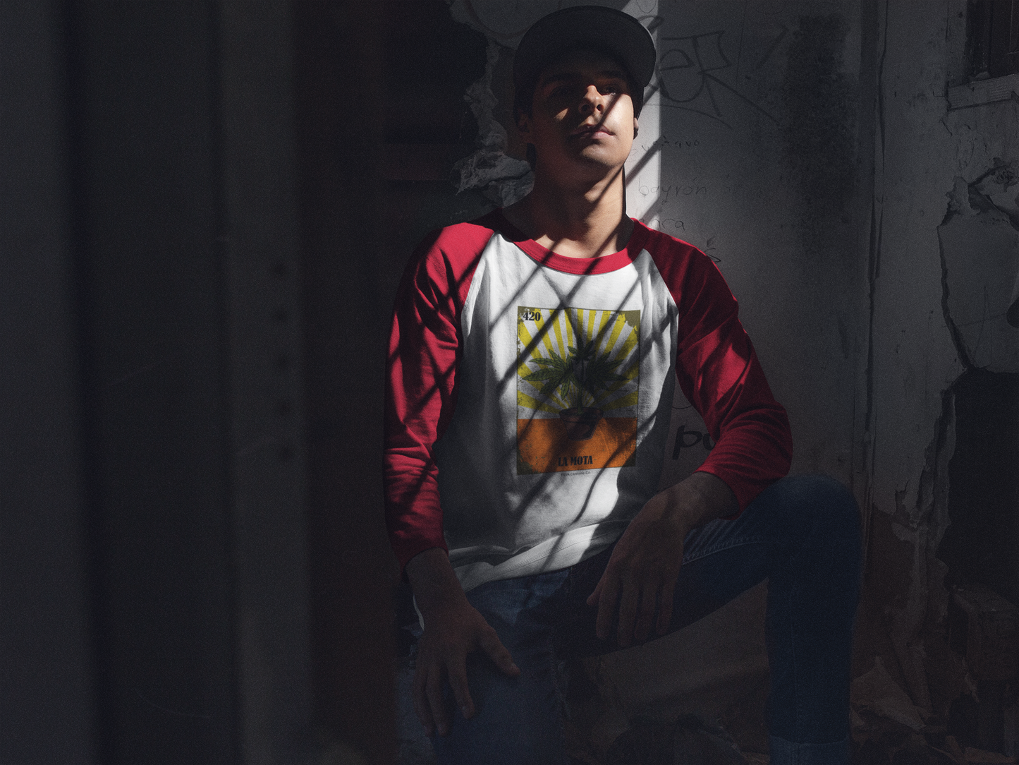 La Mota - 3/4 sleeve raglan shirt