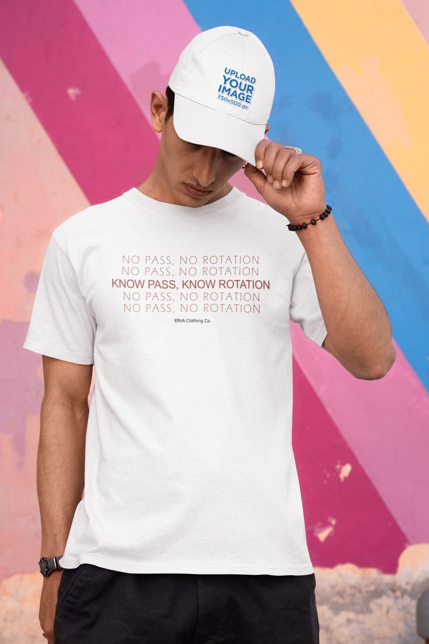 No Pass No Rotation - Unissex T-Shirt