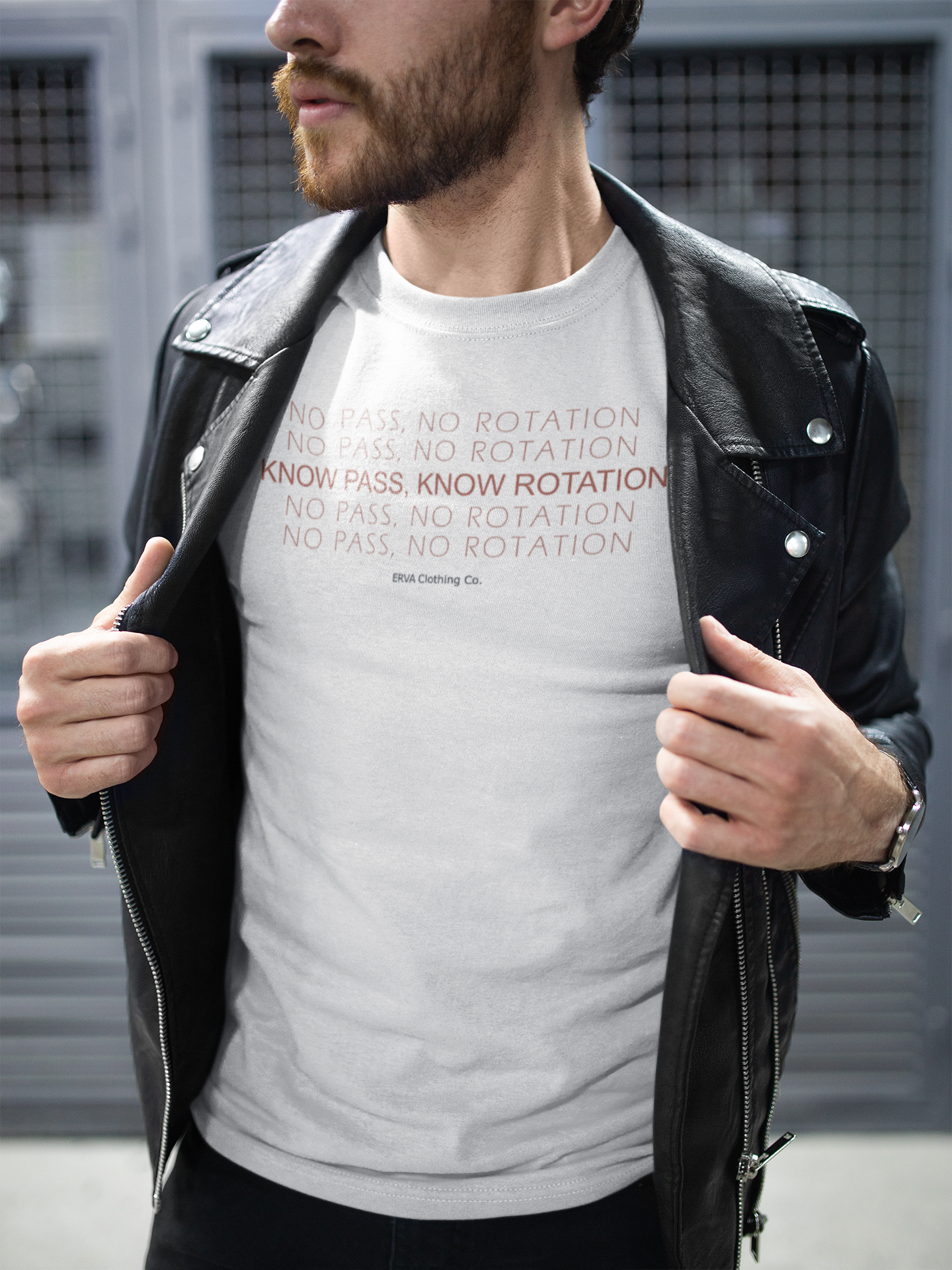 No Pass No Rotation - Unissex T-Shirt