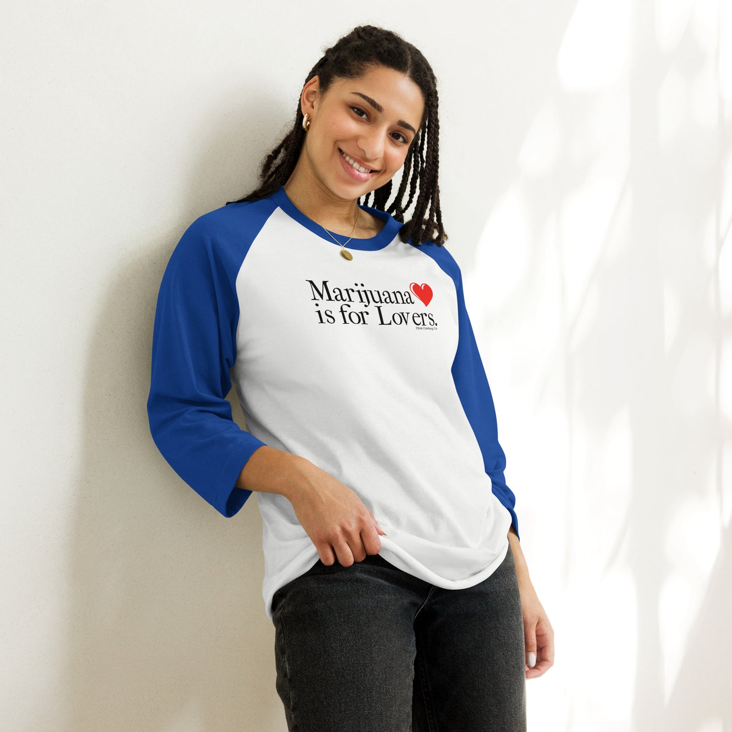 Mari is For Lovers - 3/4 sleeve raglan shirt